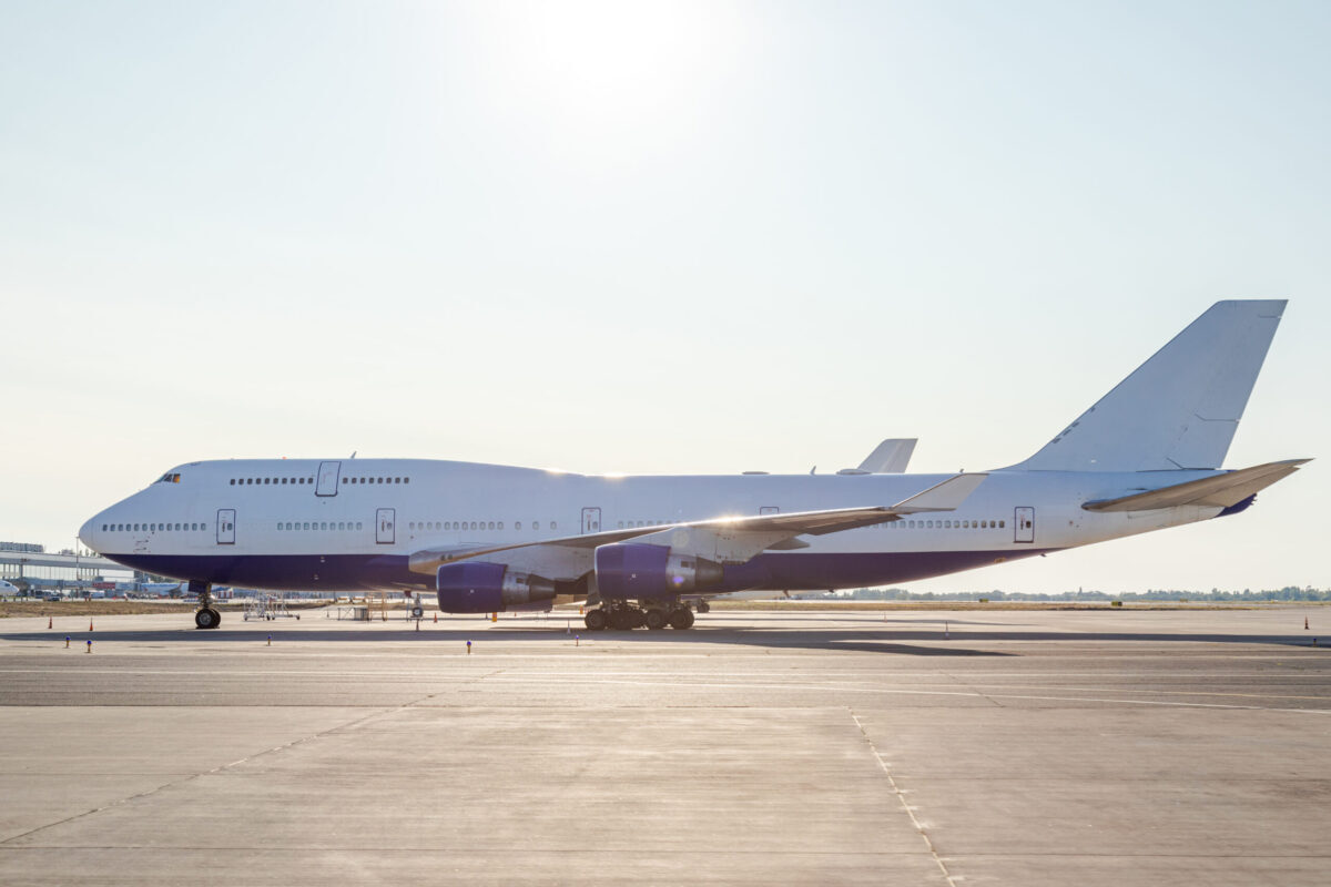 Airplane at the International Airport